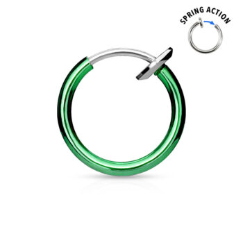 Titanium Spring Action Fake 10mm Ring - Image 7