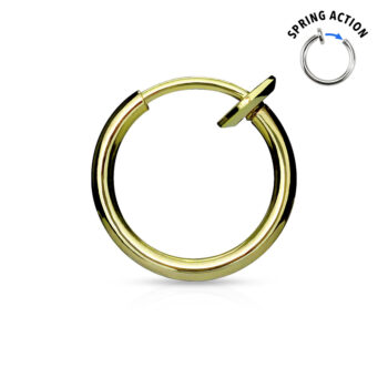 Titanium Spring Action Fake 10mm Ring - Image 6
