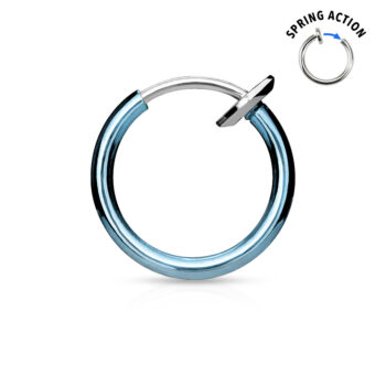 Titanium Spring Action Fake 10mm Ring - Image 4