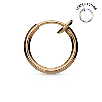 Titanium Spring Action Fake 10mm Ring - Image 3