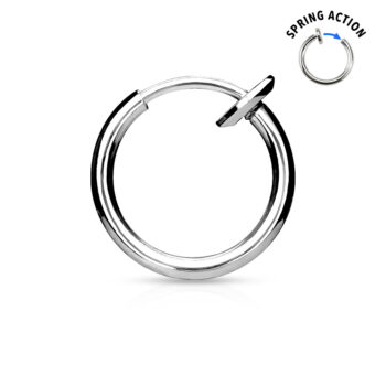 Titanium Spring Action Fake 10mm Ring - Image 2