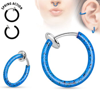 Titanium Spring Action Fake 10mm Ring - Image 10