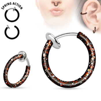 Titanium Spring Action Fake 10mm Ring - Image 12