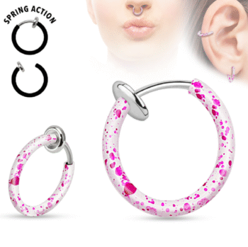 Titanium Spring Action Fake 10mm Ring - Image 11