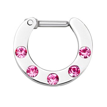Clicker with 5 CZ Gems - Image 3