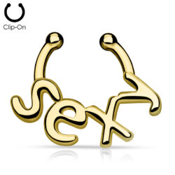 Fake Septum Ring with SEXY Hanger