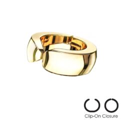 Non-Piercing Gold Ear Cuff with Rounded Edges