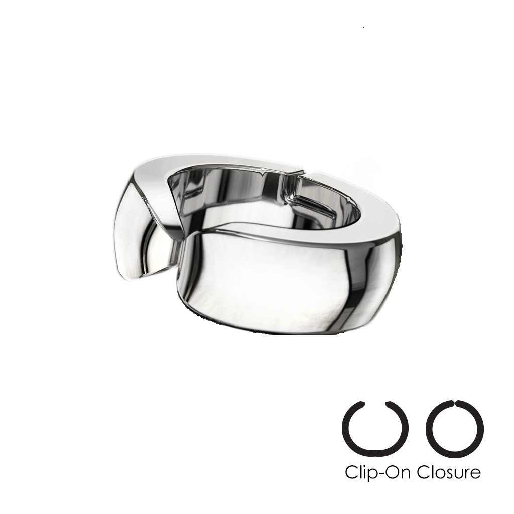 Non-Piercing Ear Cuff with Rounded Edges