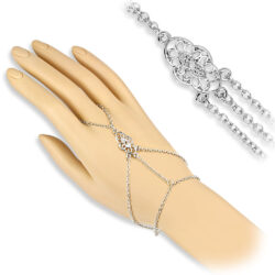 Stunning Patterned Chain Finger Bracelet