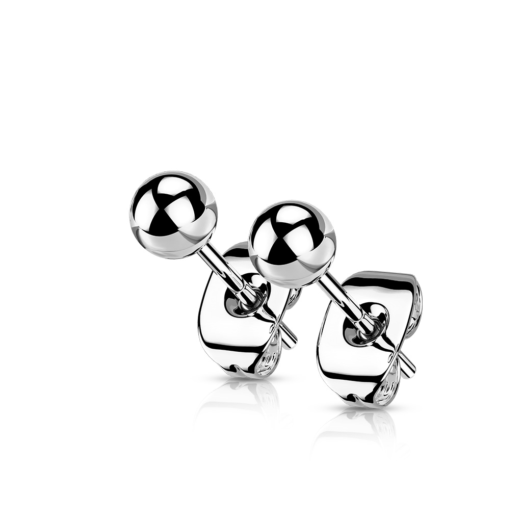 Titanium Ball Earrings
