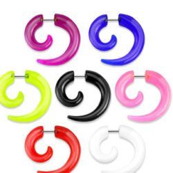 Fake Ear Stretching Spiral Taper