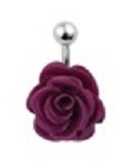Acrylic Rose Belly Bar