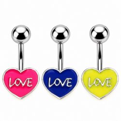 Love Heart Belly Bar