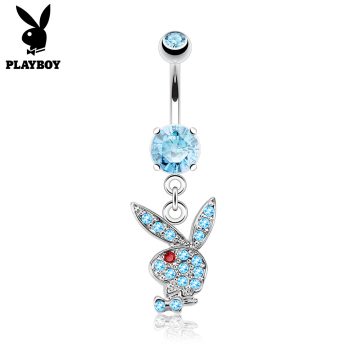 PLAYBOY Bunny Dangle Belly Bar - Image 2