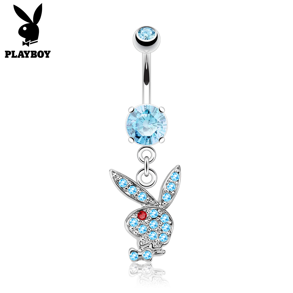 PLAYBOY Bunny Dangle Belly Bar - Image 2
