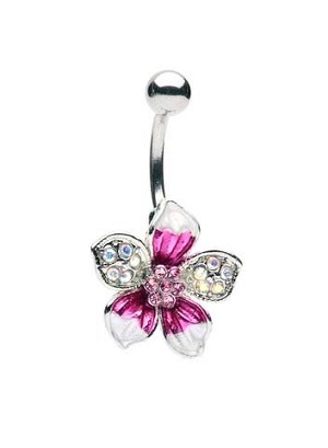 Purple Flower Belly Bar