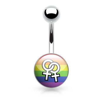 Belly Bar with Proudly Lesbian Logo