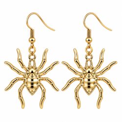 Large Spider Dangle Earrings