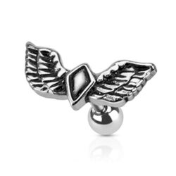 Black Wings Cartilage Barbell