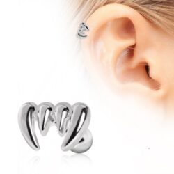 Vampire Fangs Cartilage Barbell