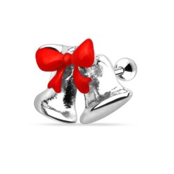 Christmas Bells Cartilage Barbell