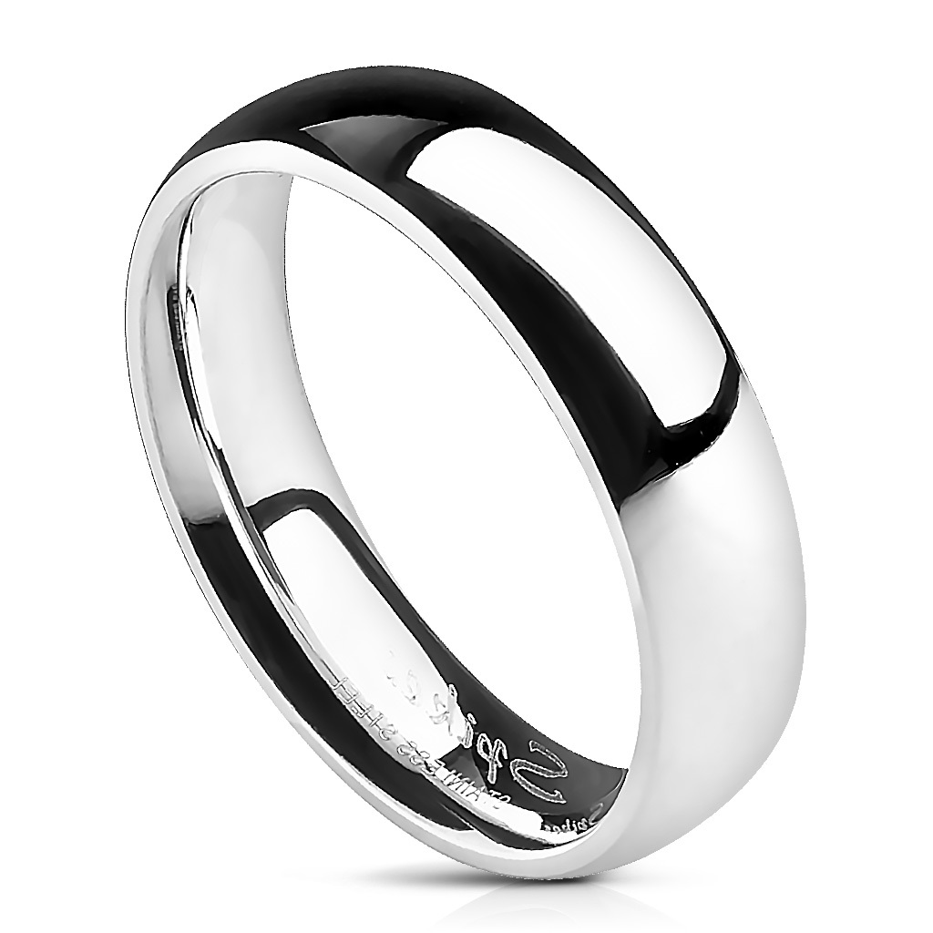 5mm Stainless Steel Ring with Rounded Edges