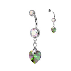 Aurora Borealis Heart Belly Bar
