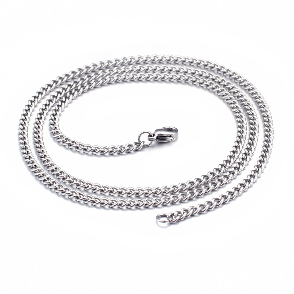80cm Stainless Steel Cuban Chain