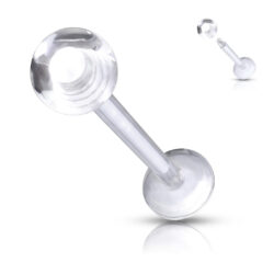 Clear Bioflex Labret Retainer