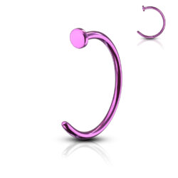 Purple Nose Hoop