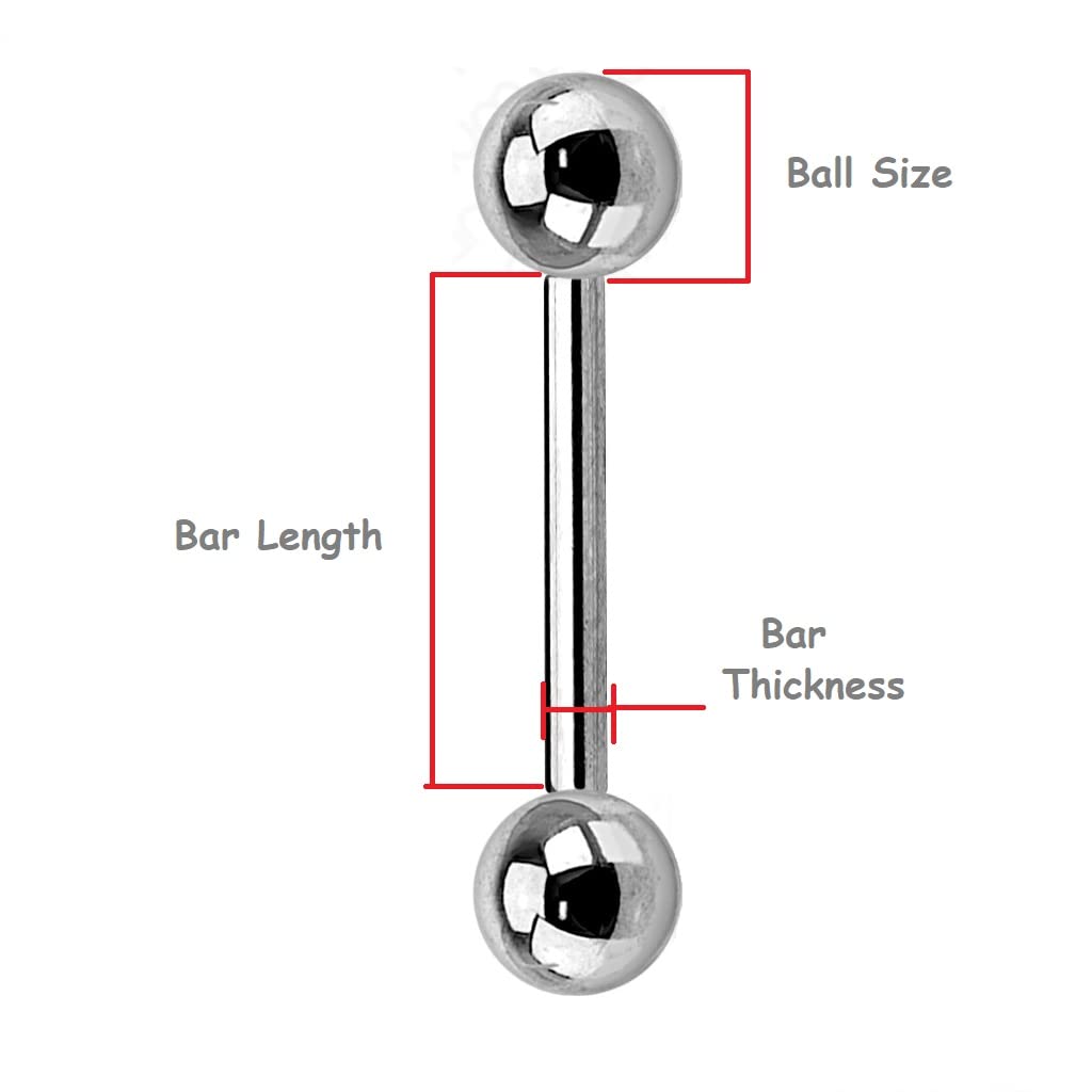 Titanium Straight Barbell - Image 3