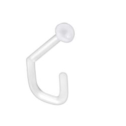 Bio Flex Clear Nose Screw Retainer with a Dome Top