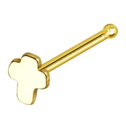 316L Surgical Steel Cross Top Nose Studs