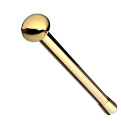 Titanium Nose Bone with 2mm Dome Top