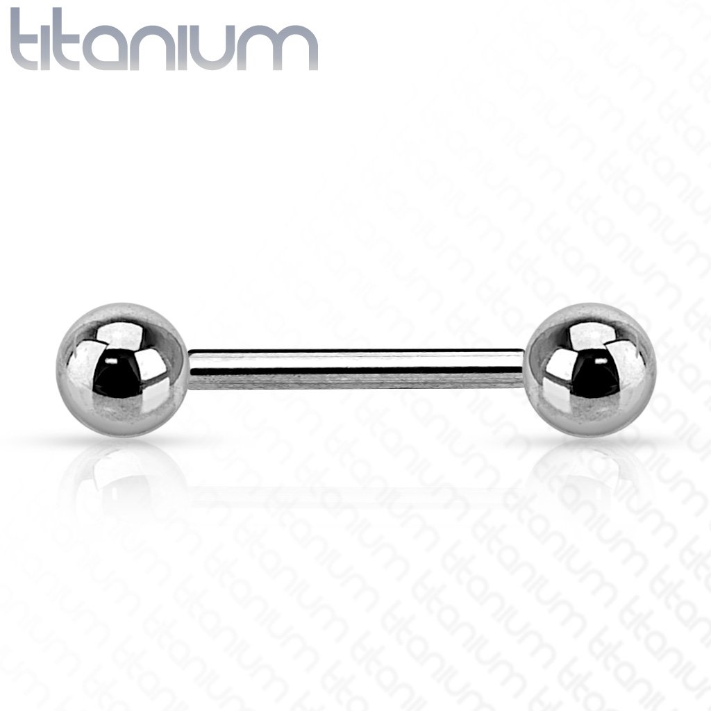 Titanium Straight Barbell - Image 2