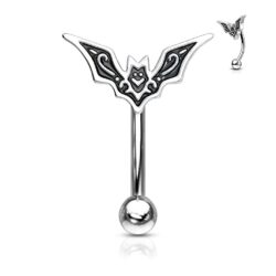 Curved Barbell with a Bat