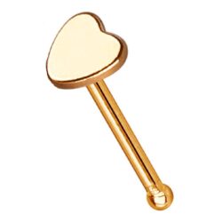 Heart Top Nose Stud