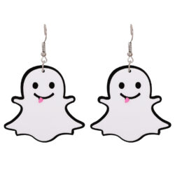 Happy Ghost Dangle Earrings