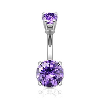 Round Gem Belly Bar - Image 3
